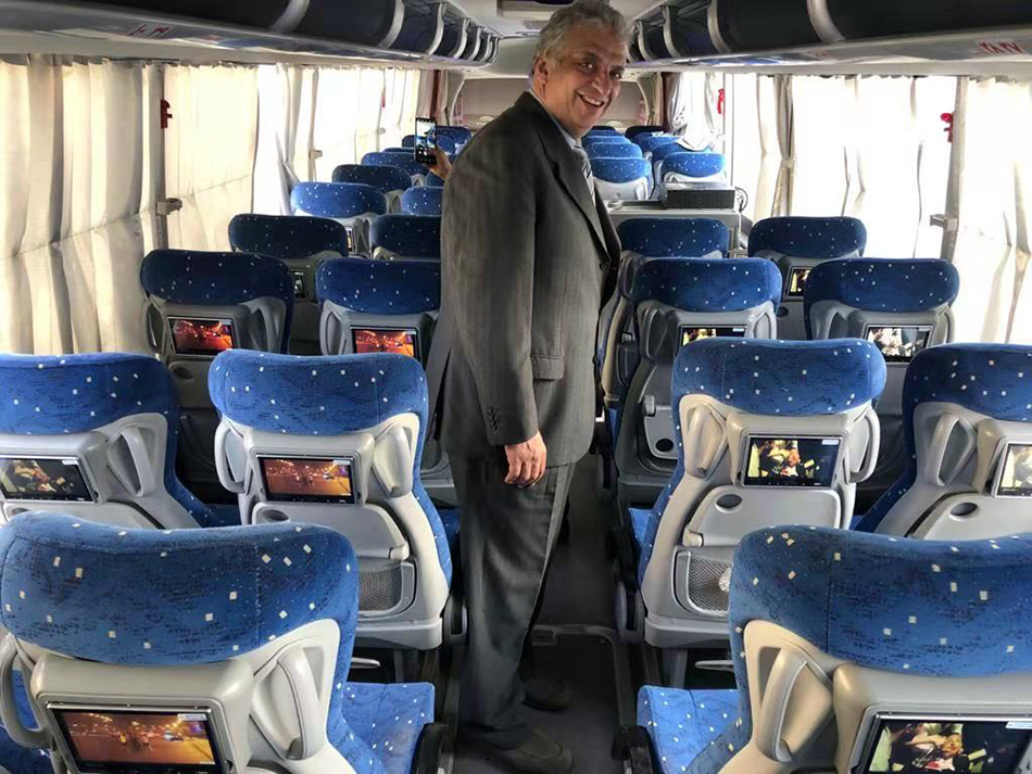 Buspad entertainment system in Cairo. 01