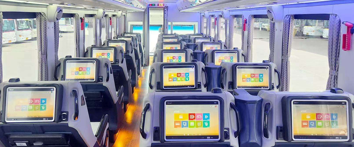 buspad higer bus yutong bus zhongtong bus kinglong bus bus seat screen bus entertainment system bus vod ltime back seat monitor rear seat android monitor bus and coach high speed rail passenger train tourist bus passenger bus cruise ship